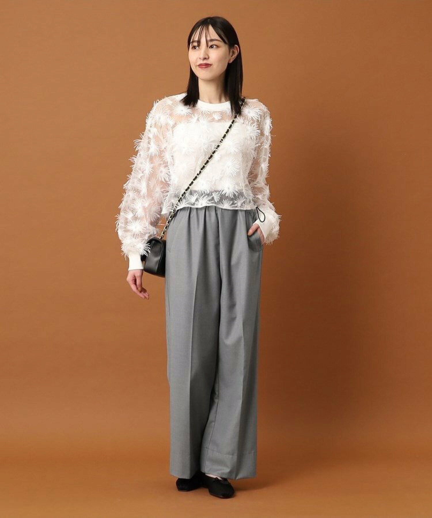Audrey and johnwad(オードリーアンドジョンワッド)【別注】wide trousers